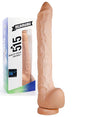 Dildorama 515 line XXL Dildo 14.5 inch Suction - Flesh