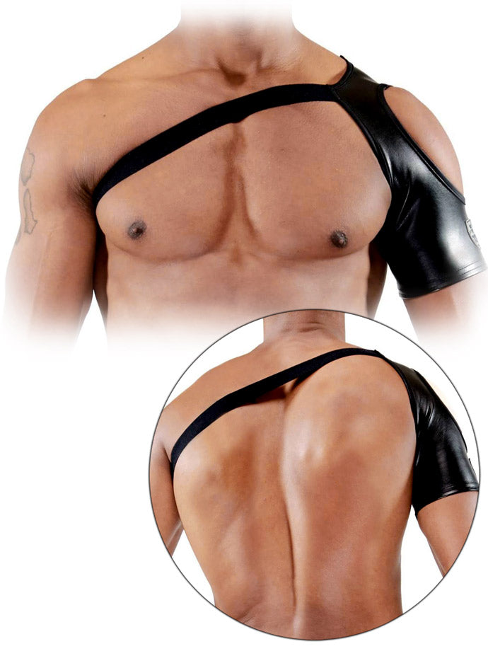 Open Shoulder Harness - Schwarz