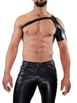 Open Shoulder Harness - Schwarz