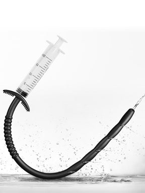 Silikon Dilator mit Löchern und Spritze