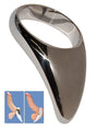 Edelstahl Teardrop Cock Ring - 55mm