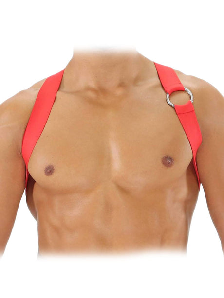 Party Boy Elastic Harness - Rot