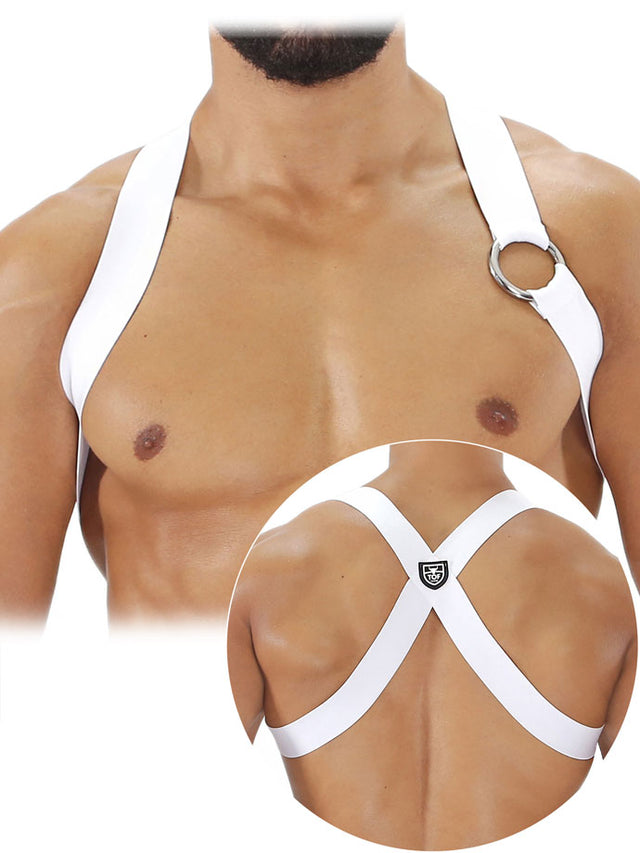 Party Boy Elastic Harness - Weiß