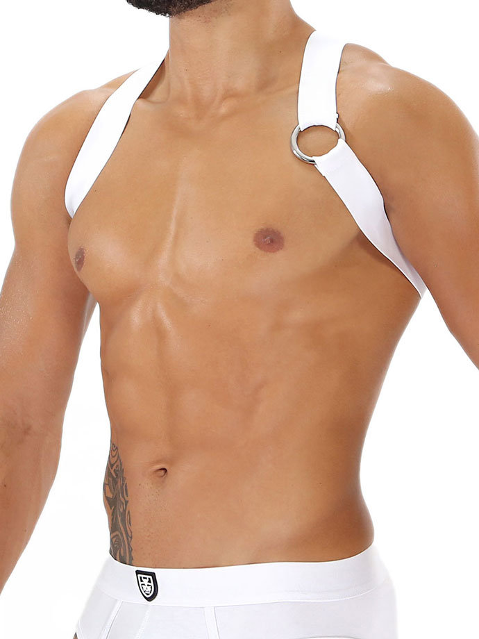 Party Boy Elastic Harness - Weiß