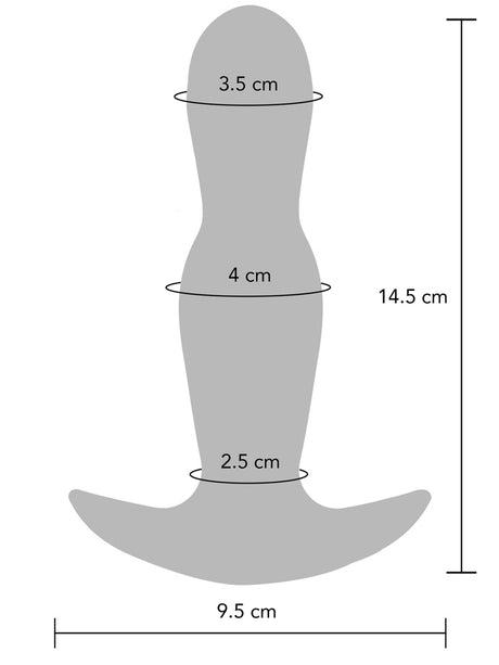 The Stout Inflatable & Vibrating Anal Plug